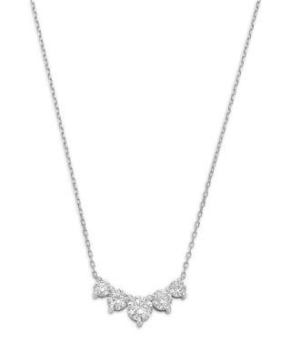Luxe Collection Certified Lab Grown Diamond Necklace in 14K White Gold by BLOOMINGDALE'S FINE COLLECTION