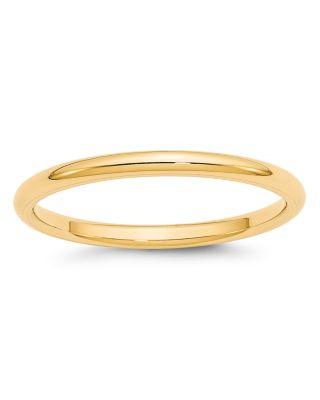 Men's 2mm Comfort Fit Band Ring in 14K Yellow Gold by BLOOMINGDALE'S FINE COLLECTION