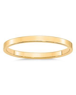 Men's 2mm Lightweight Flat Band in 14K Yellow Gold by BLOOMINGDALE'S FINE COLLECTION