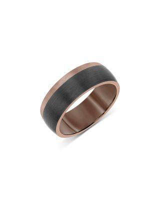Men's Band in Brown & Black Tungsten by BLOOMINGDALE'S FINE COLLECTION