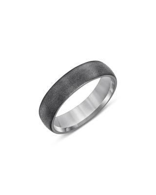 Men's Brush Finish Band in Gray Tantalum by BLOOMINGDALE'S FINE COLLECTION