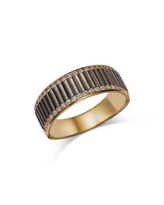Men's Diamond Ring in 14K Yellow Gold by BLOOMINGDALE'S FINE COLLECTION