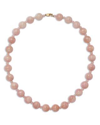 Pink Morganite Beaded Collar Necklace in 14K Yellow Gold by BLOOMINGDALE'S FINE COLLECTION