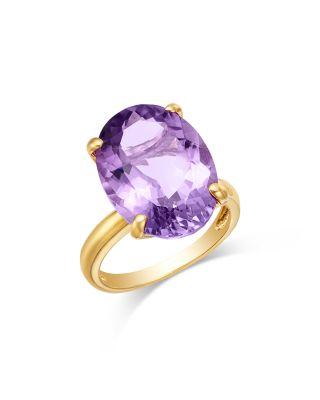 Rose Amethyst Ring in 14K Yellow Gold by BLOOMINGDALE'S FINE COLLECTION Rose Amethyst Ring in 14K Yellow Gold by BLOOMINGDALE'S FINE COLLECTION