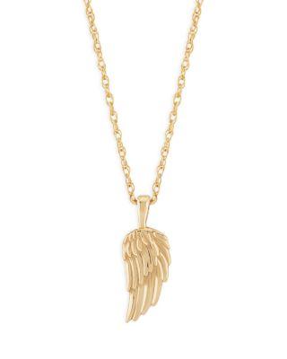 Wing Pendant Necklace in 14K Yellow Gold by BLOOMINGDALE'S FINE COLLECTION