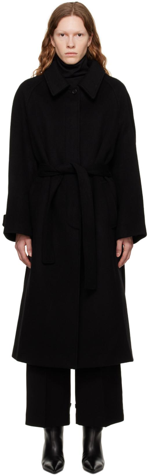 Black Owen Coat by BLOSSOM
