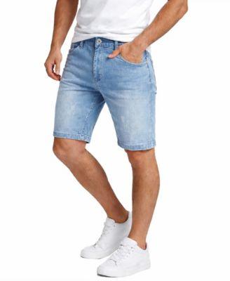 Men's Slim-Fit Stretch Denim Shorts by BLU ROCK