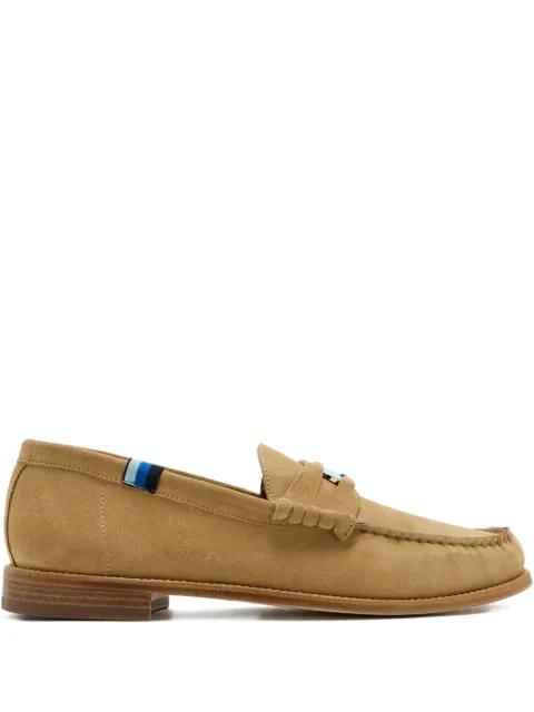 turquoise-stone loafers by BLU SCARPA