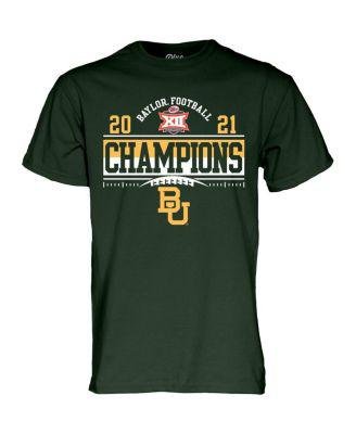 Men's Green Baylor Bears 2021 Big 12 Football Conference Champions Locker Room T-shirt by BLUE 84