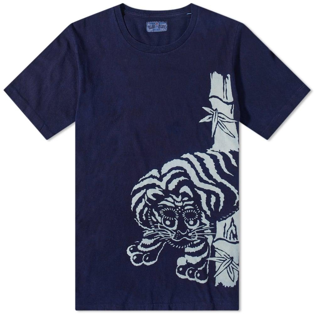 Blue Blue Japan Bamboo Tiger T-Shirt by BLUE BLUE JAPAN