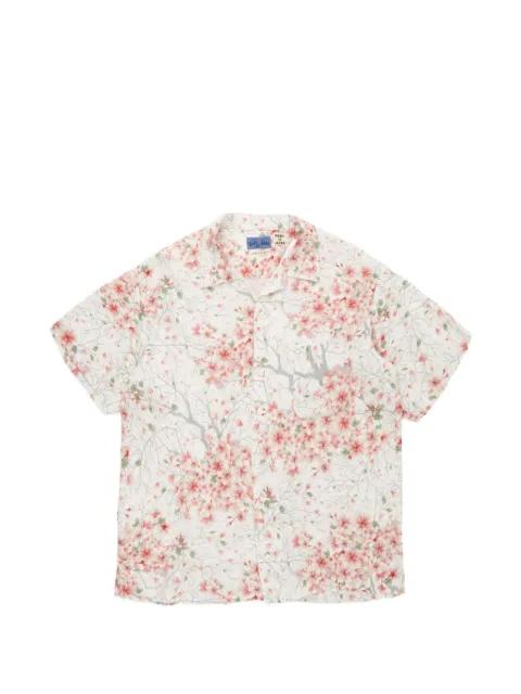 Sakura-Kaza floral-print shirt by BLUE BLUE