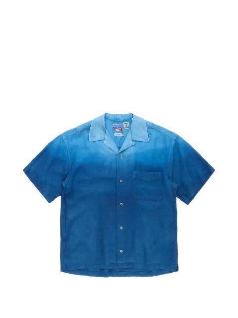 hand-dyed linen shirt by BLUE BLUE