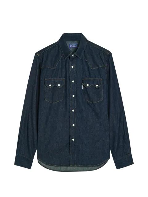 western-yoke denim shirt by BLUE BLUE