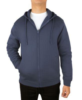 Men's Full Zip Regular-Fit Hooded Sweatshirt by BLUE ICE