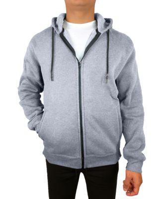 Men's Full Zip Regular-Fit Hooded Sweatshirt by BLUE ICE