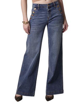 Selena Mid Rise Recycled Wide Leg in Prague by BLUE REVIVAL