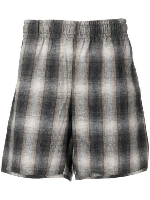 check pattern shorts by BLUE SKY INN