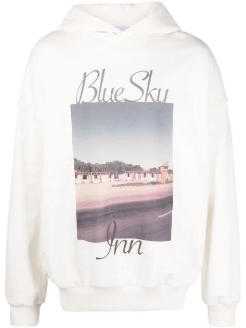 logo print sweatshirt by BLUE SKY INN