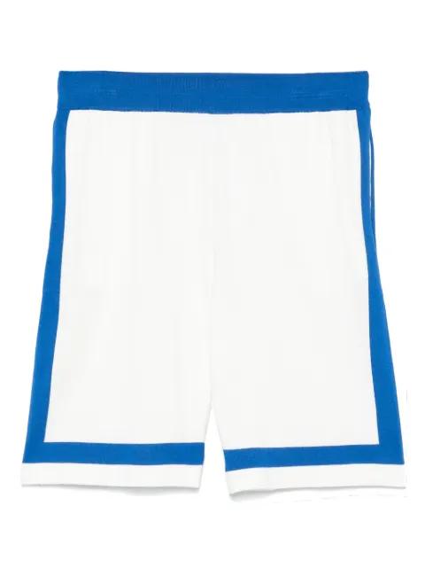 panelled knit shorts by BLUE SKY INN