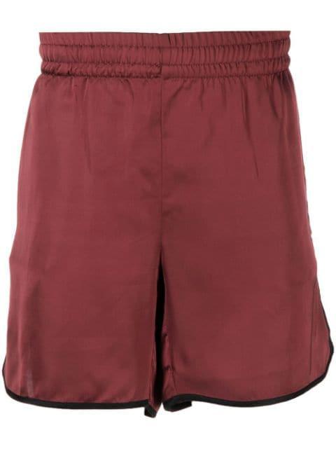 satin-finish shorts by BLUE SKY INN