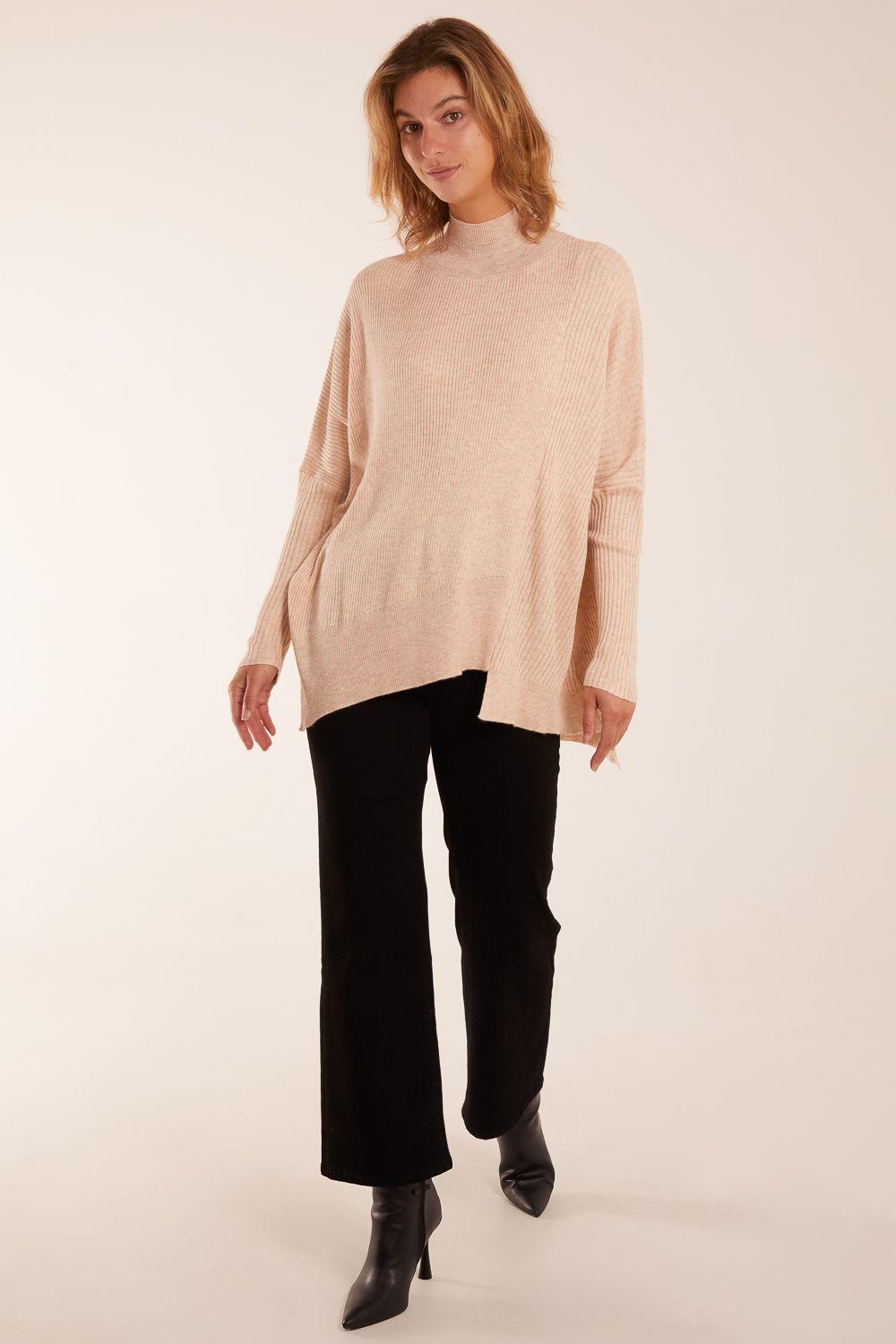 Asymmetric Hem Detail Jumper by BLUE VANILLA