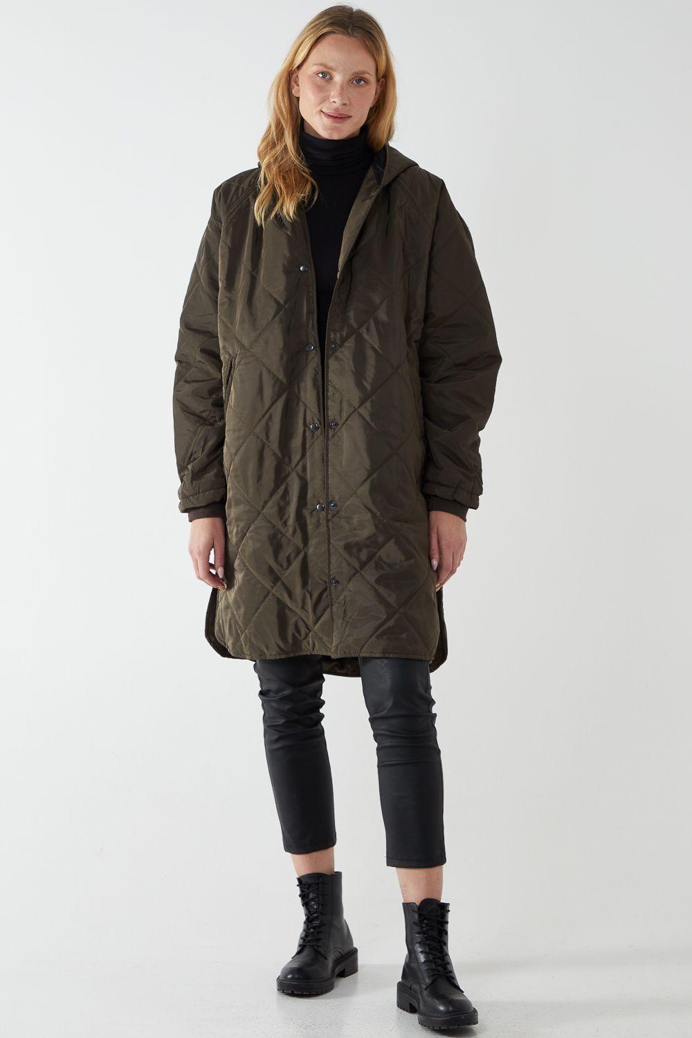 Diamond Quilted Coat by BLUE VANILLA