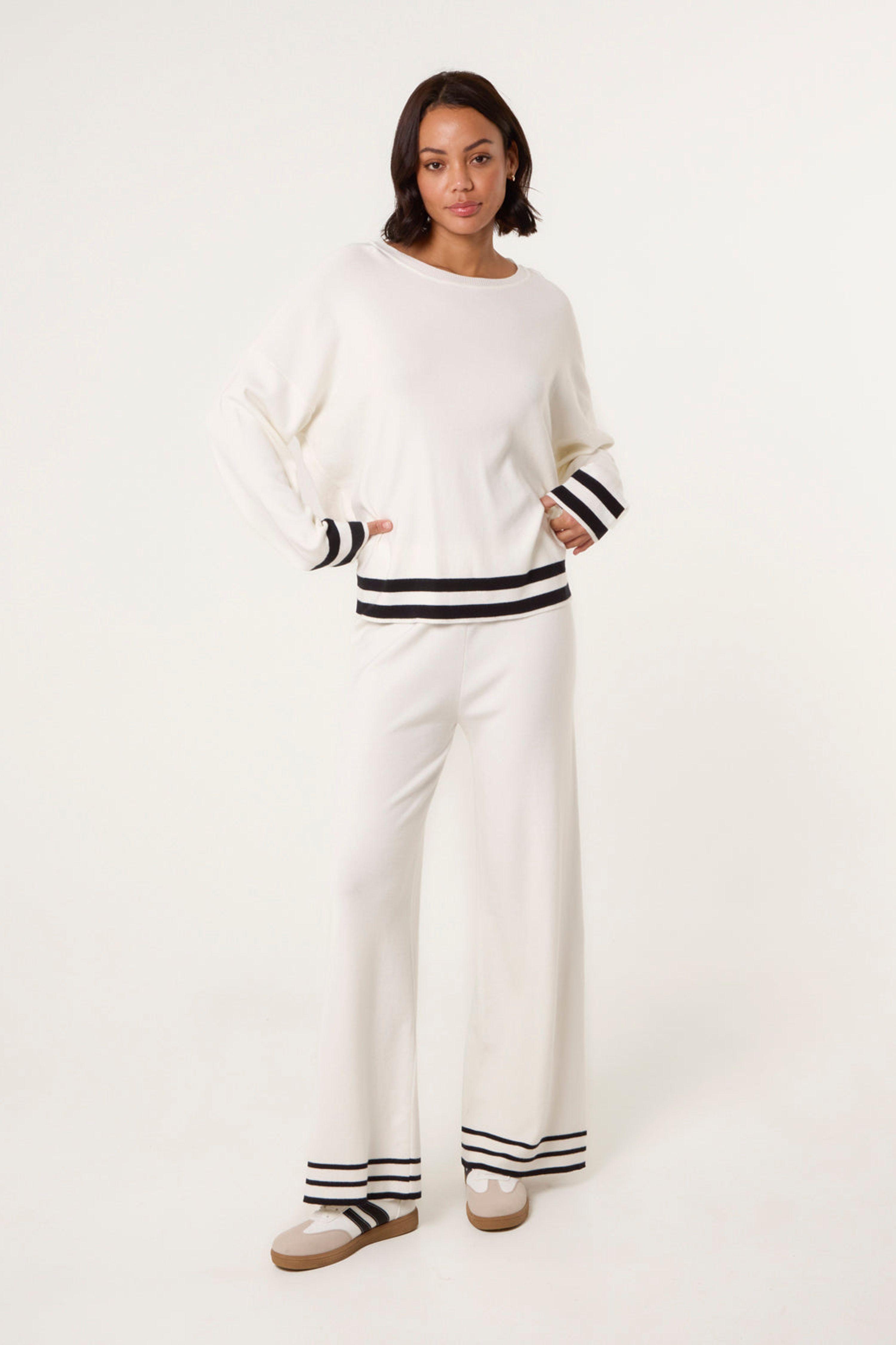 Ivory Contrast Colour Co-ord -Set by BLUE VANILLA