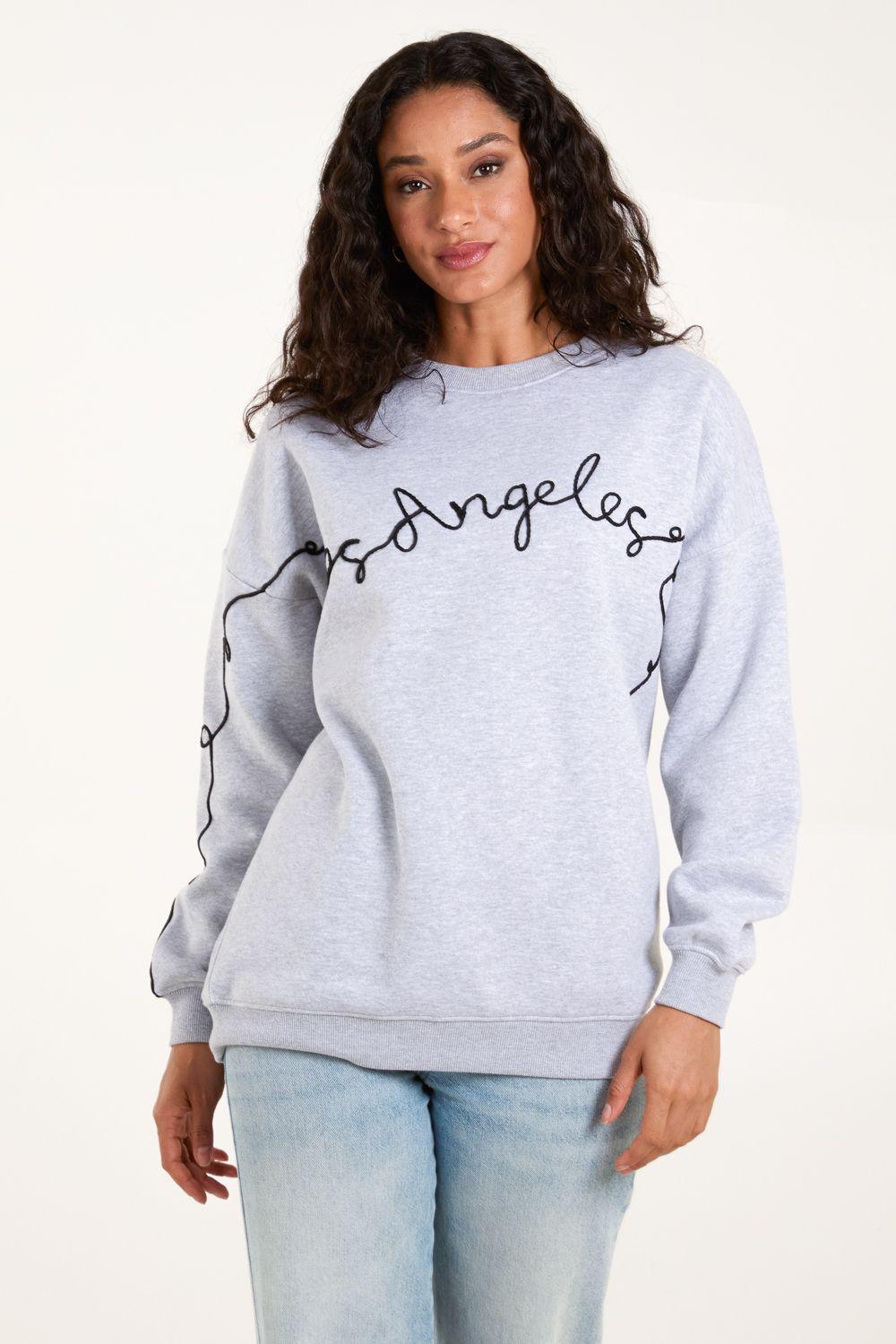 Los Angeles Logo Sweatshirt by BLUE VANILLA