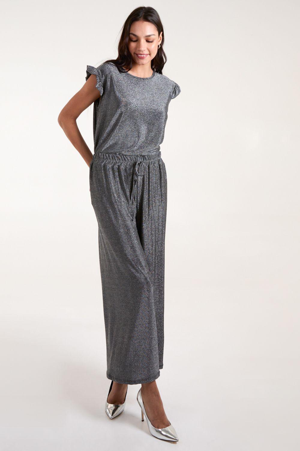 Metallic Trousers by BLUE VANILLA