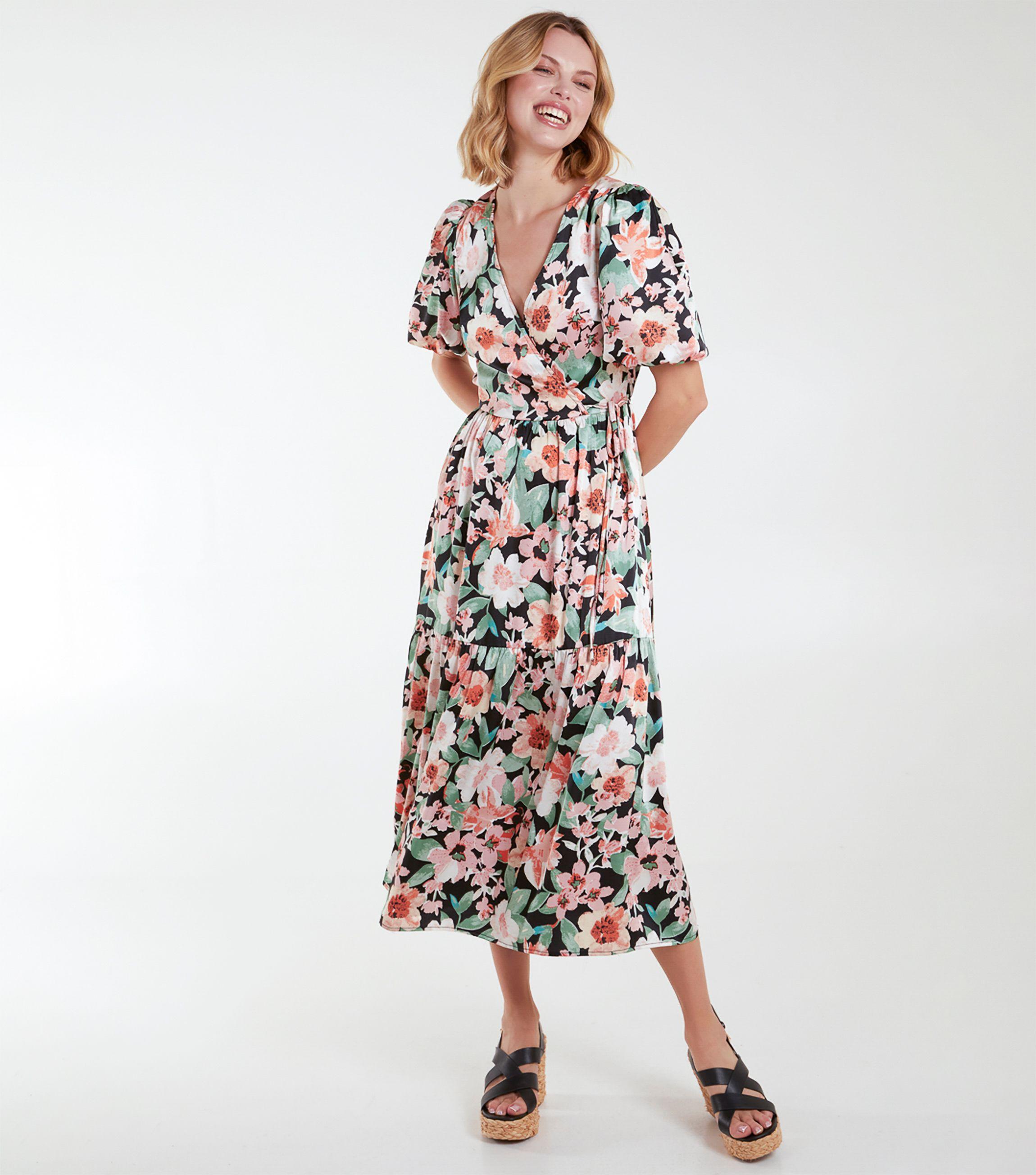 Oversized Wrap Smock Dress by BLUE VANILLA
