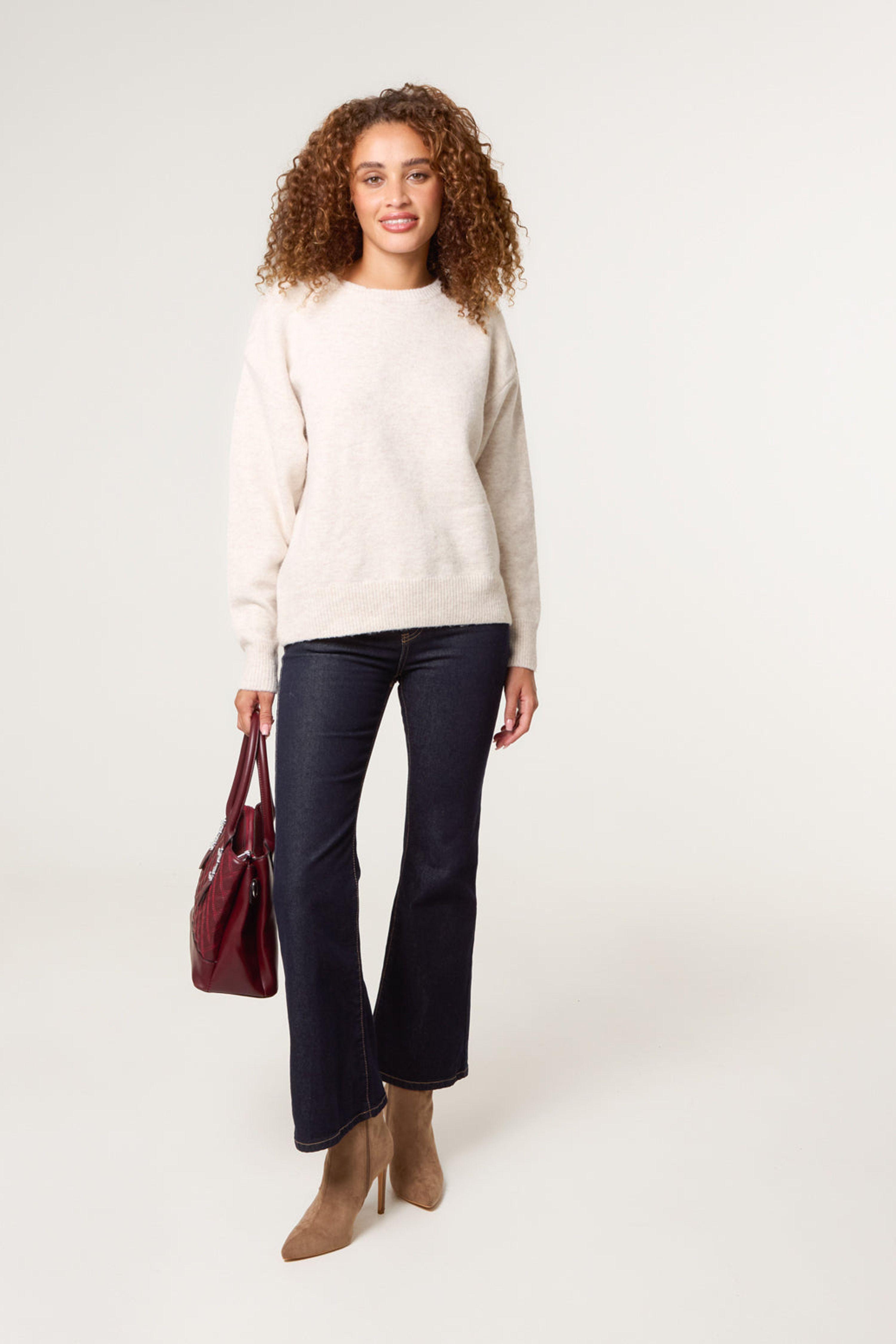 Stone Round Neck Jumper by BLUE VANILLA
