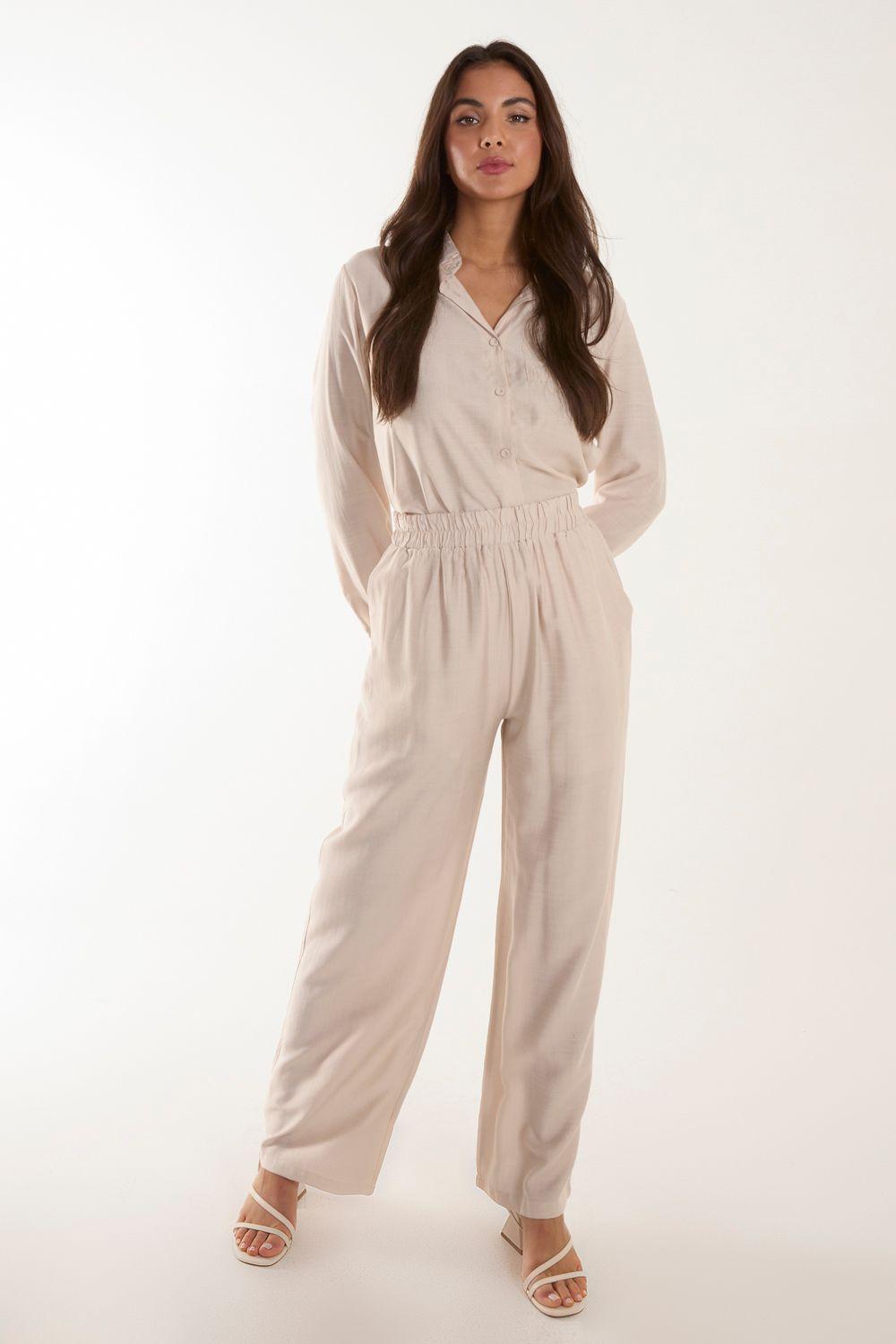 Striped Cosy Shirt Set by BLUE VANILLA