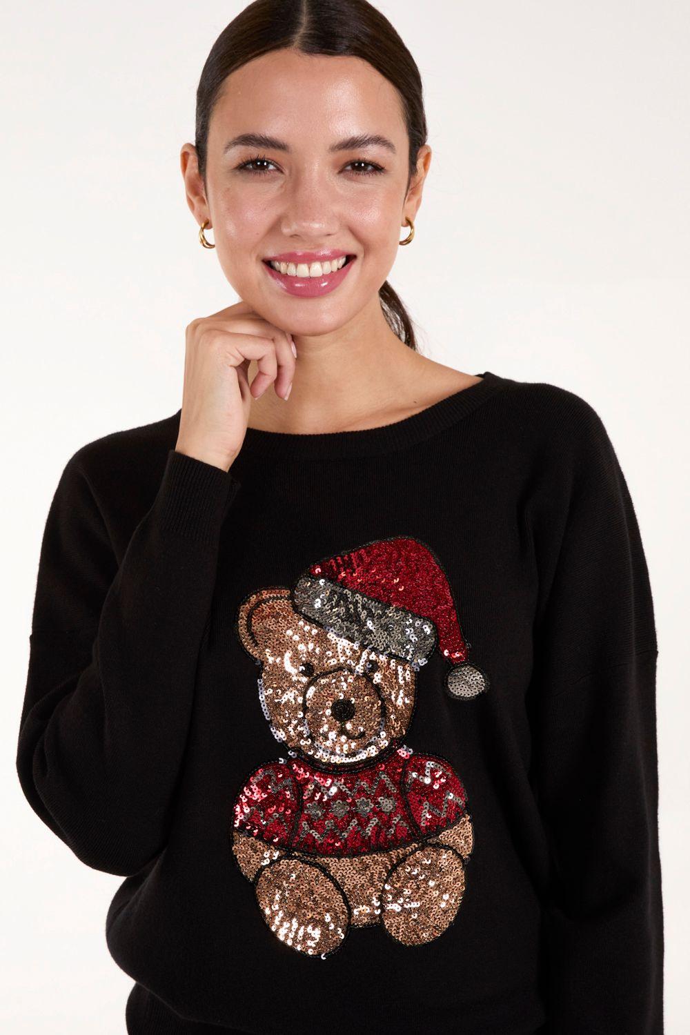 Teddy Bear Christmas Jumper by BLUE VANILLA