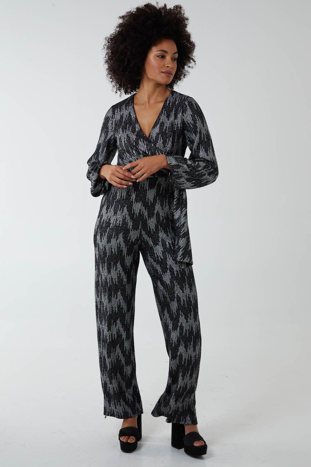 Wrap Tie Jumpsuit by BLUE VANILLA