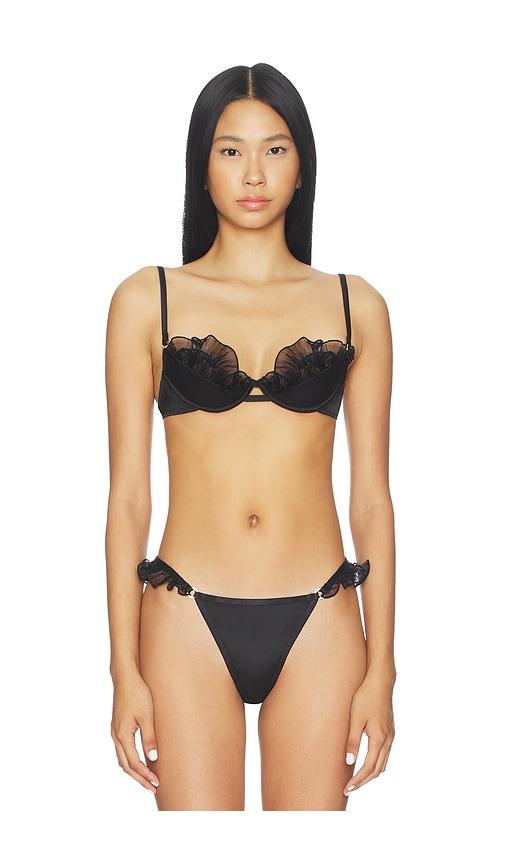 BLUEBELLA Love Open Wired Bra in Black by BLUEBELLA