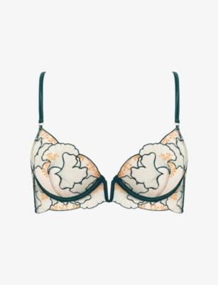 Gianna Sheer Longline Lace Bra by BLUEBELLA