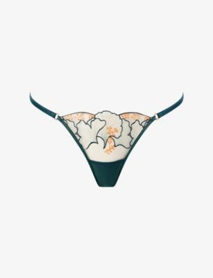 Gianna Sheer String Lace Thong by BLUEBELLA
