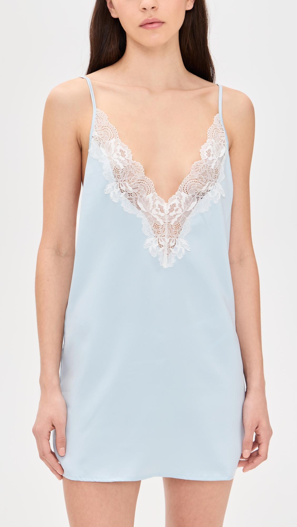 Isabella Luxury Satin Short Chemise by BLUEBELLA