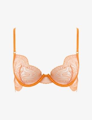 Leliana Wired Embroidered Plunge Bra by BLUEBELLA