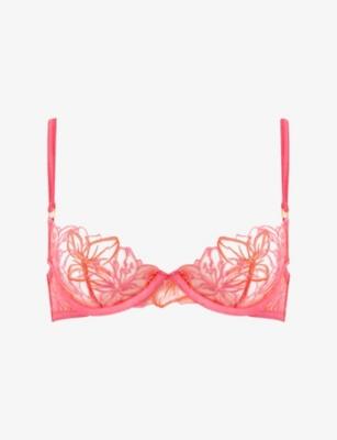 Lilly Wired Floral Lace Bra by BLUEBELLA
