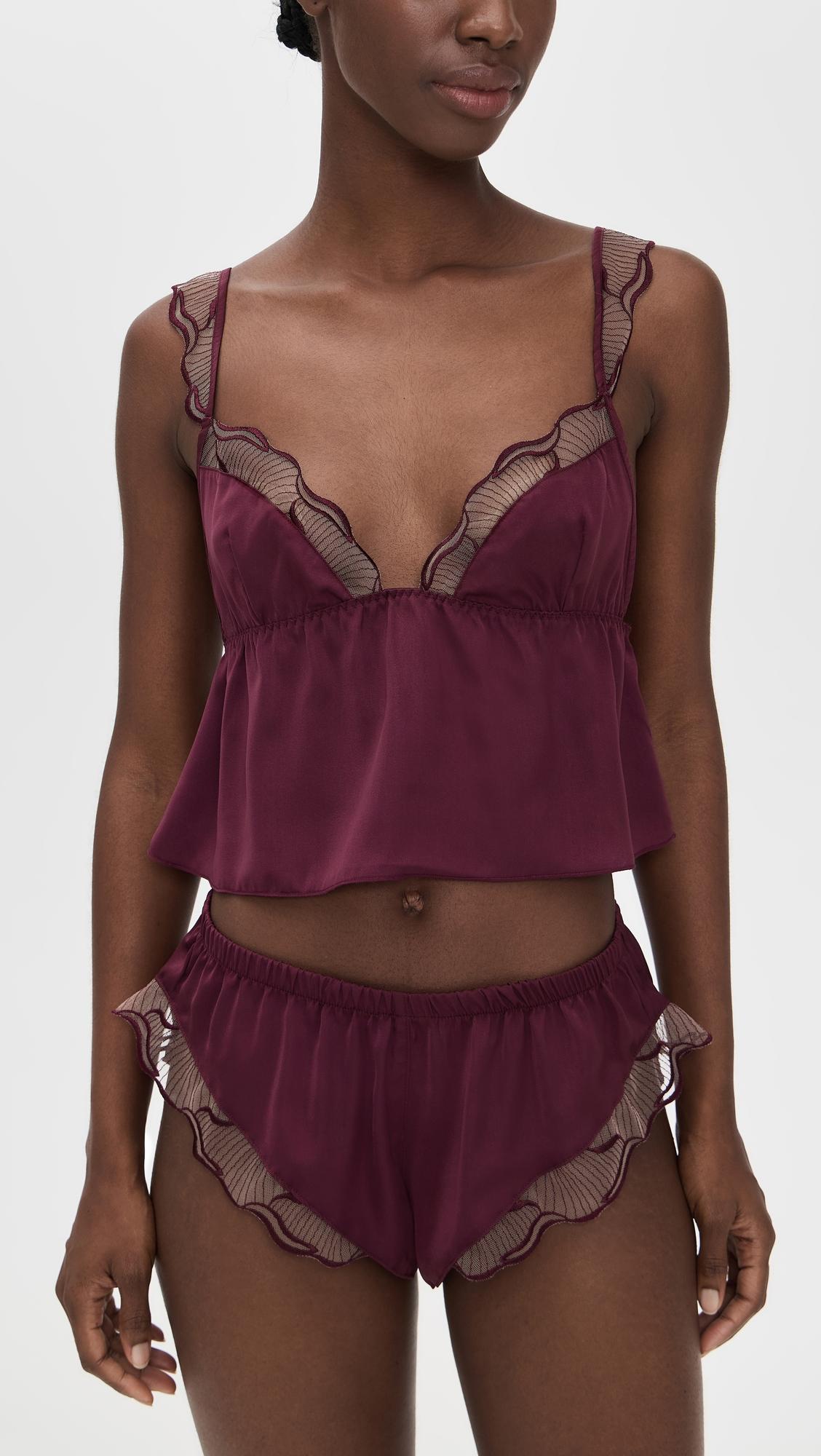 Marabel Luxury Satin Cami and Shorts Set by BLUEBELLA