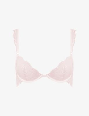 Marabel Sheer Embroidered Lace Bra by BLUEBELLA