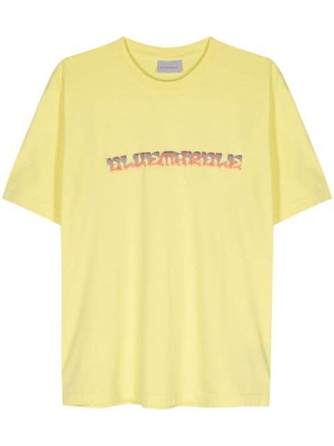 UOLucky logo-print T-shirt by BLUEMARBLE