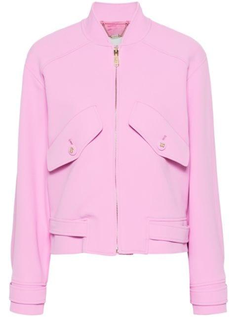 crepe bomber jacket by BLUGIRL