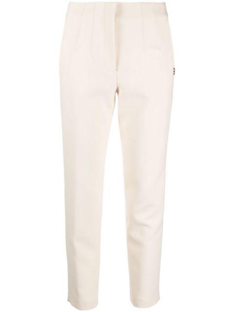 cropped tapered trousers by BLUGIRL