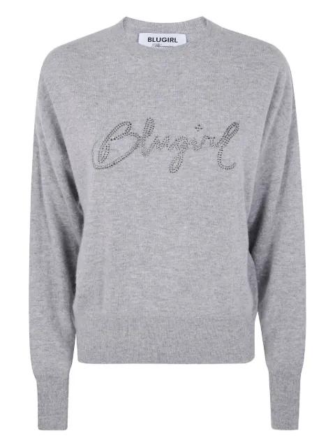 crystal-embellished sweater by BLUGIRL