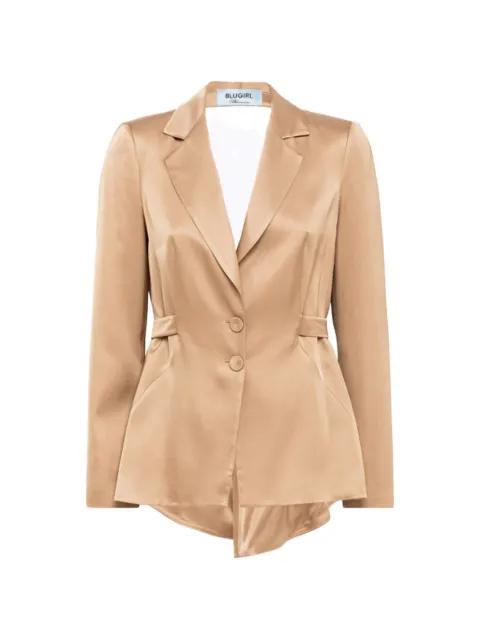 cut-out belted blazer by BLUGIRL