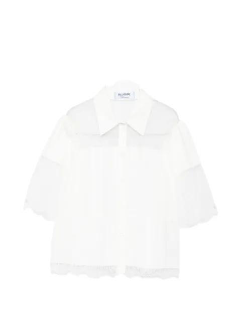 lace-detail shirt by BLUGIRL