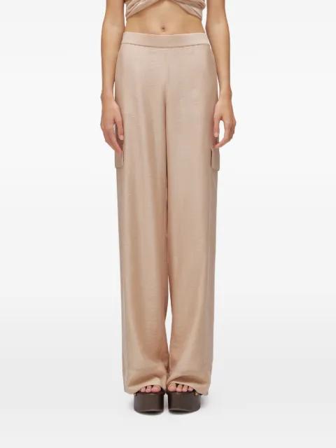 lace-trim cargo pants by BLUGIRL