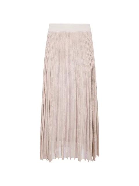 pleated maxi skirt by BLUGIRL